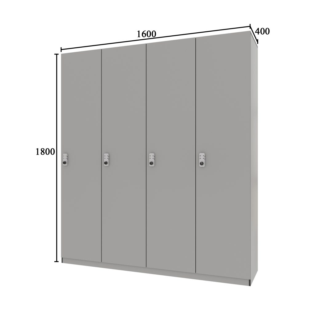 single door phenolic locker