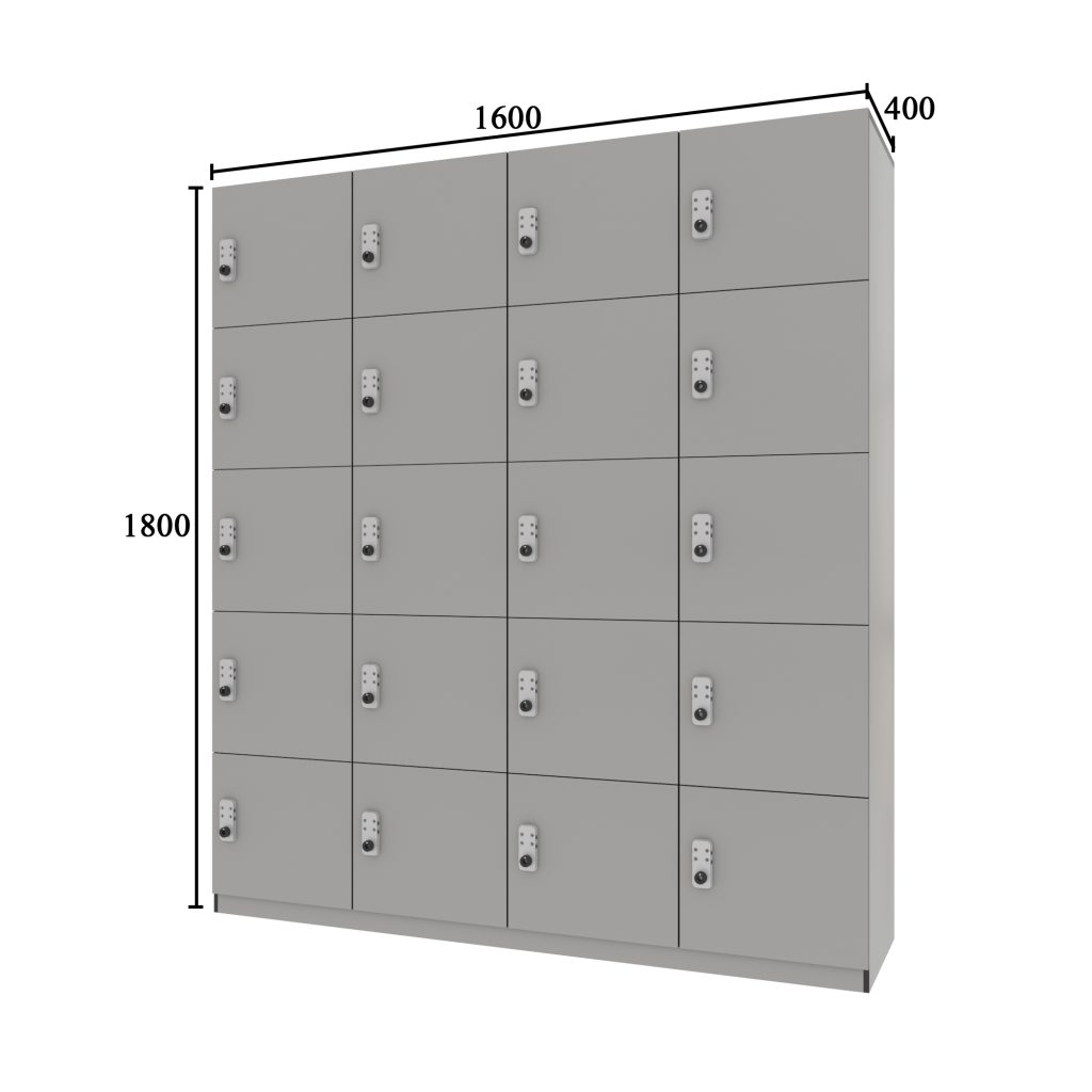 mutil-compartment phenolic lcoker