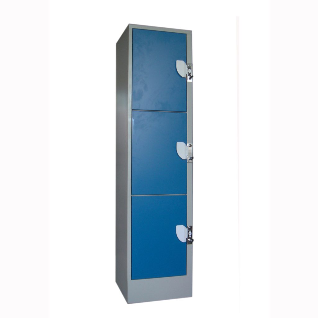 Metal Coin Lockers for Storage Personal Goods with Three Doors