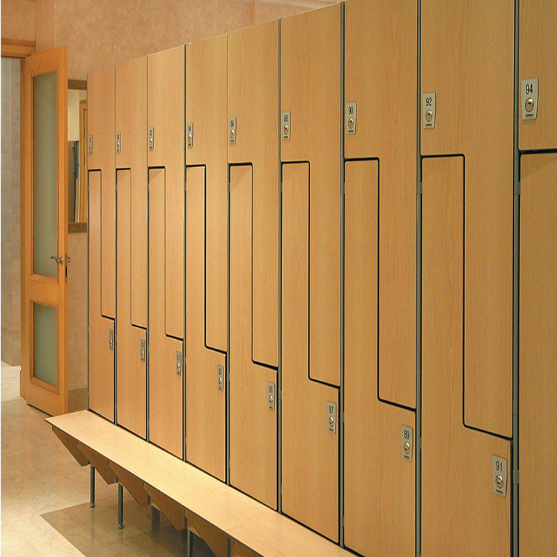 retro wooden phenolic locker