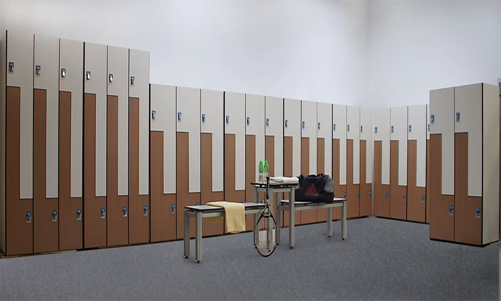 Z door phenolic storage lockers