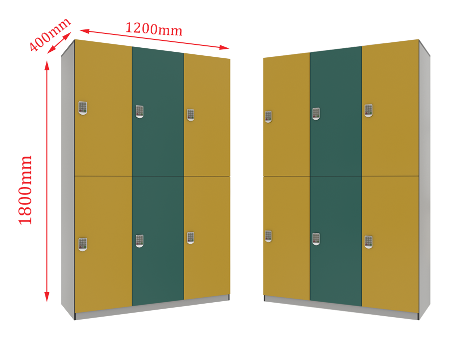 2 doors 3 columns phenolic lcoker
