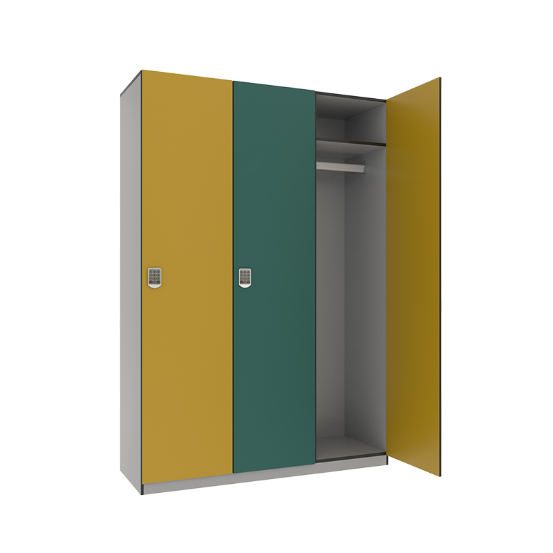 1 door 3 columns phenolic locker