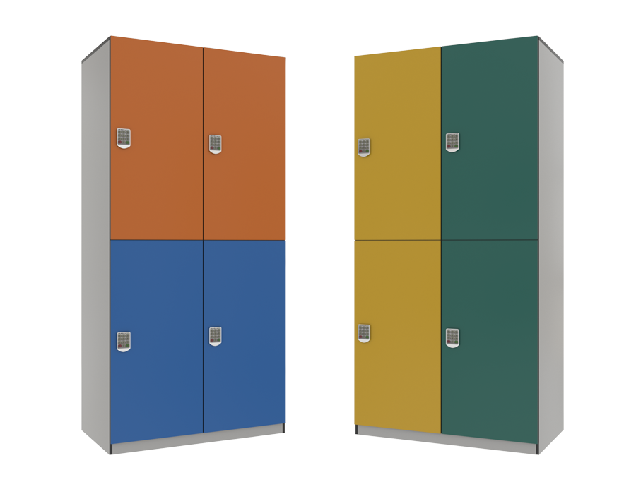 High-Quality Phenolic Lockers for Office, Gym, and School 