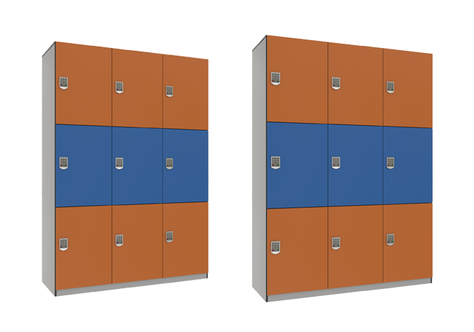 The details of phenolic locker.