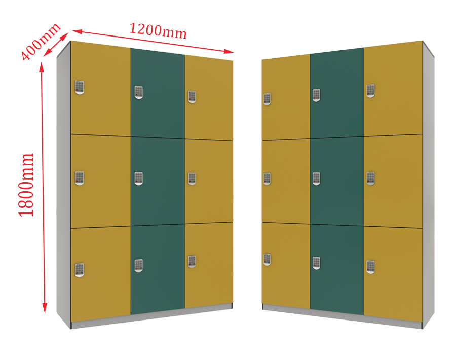 Advantages of the 3-door 3-column  design.
