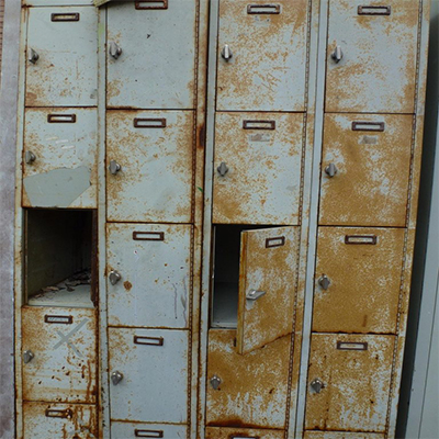 rust metal locker