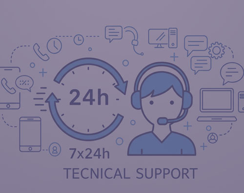 7x24h Technical support