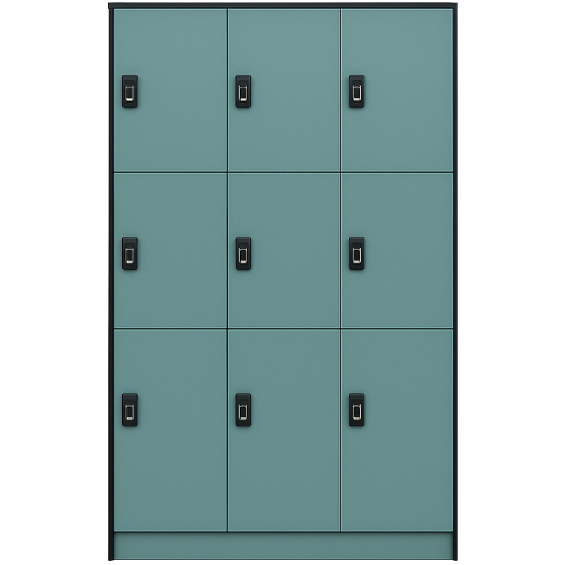 Green waterproof phenolic locker
