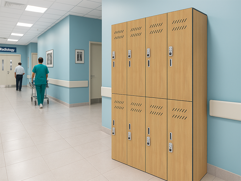 application of hospital locker