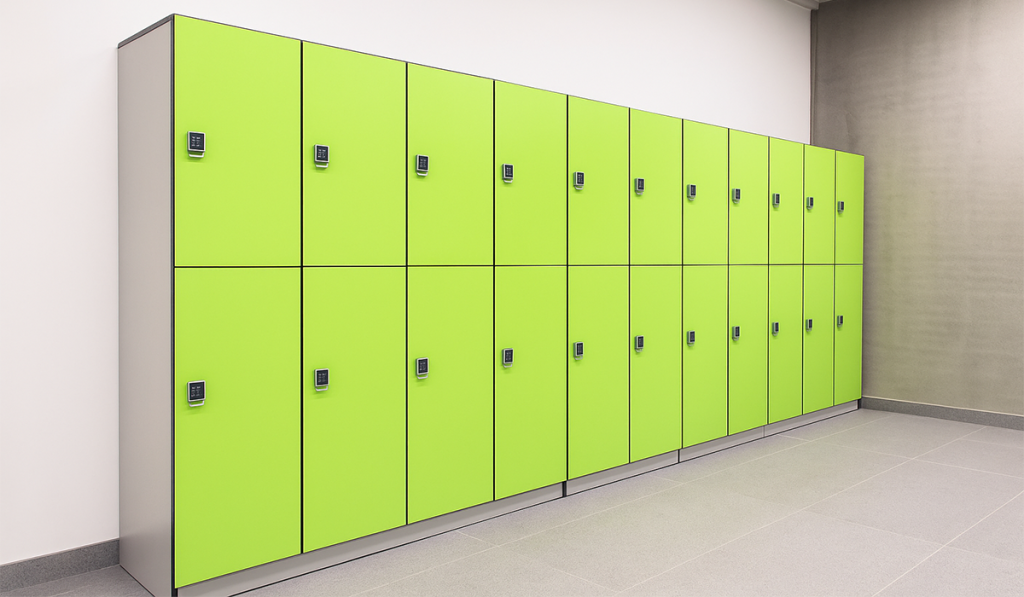 solid phenolic locker