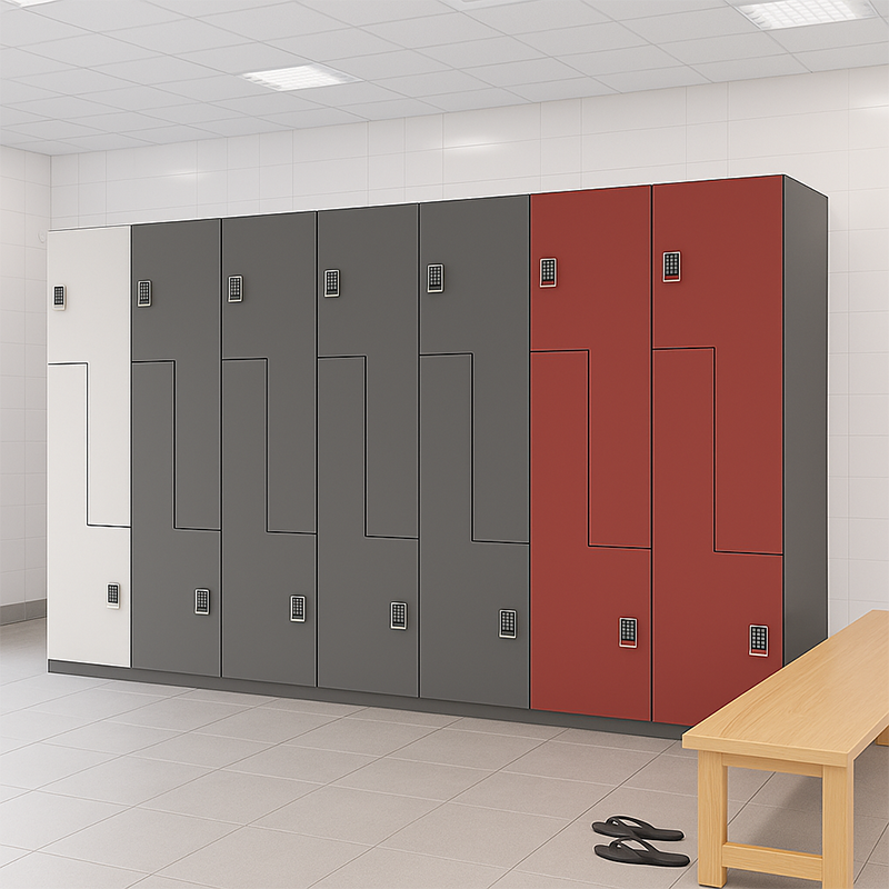 scratch-resistant lockers