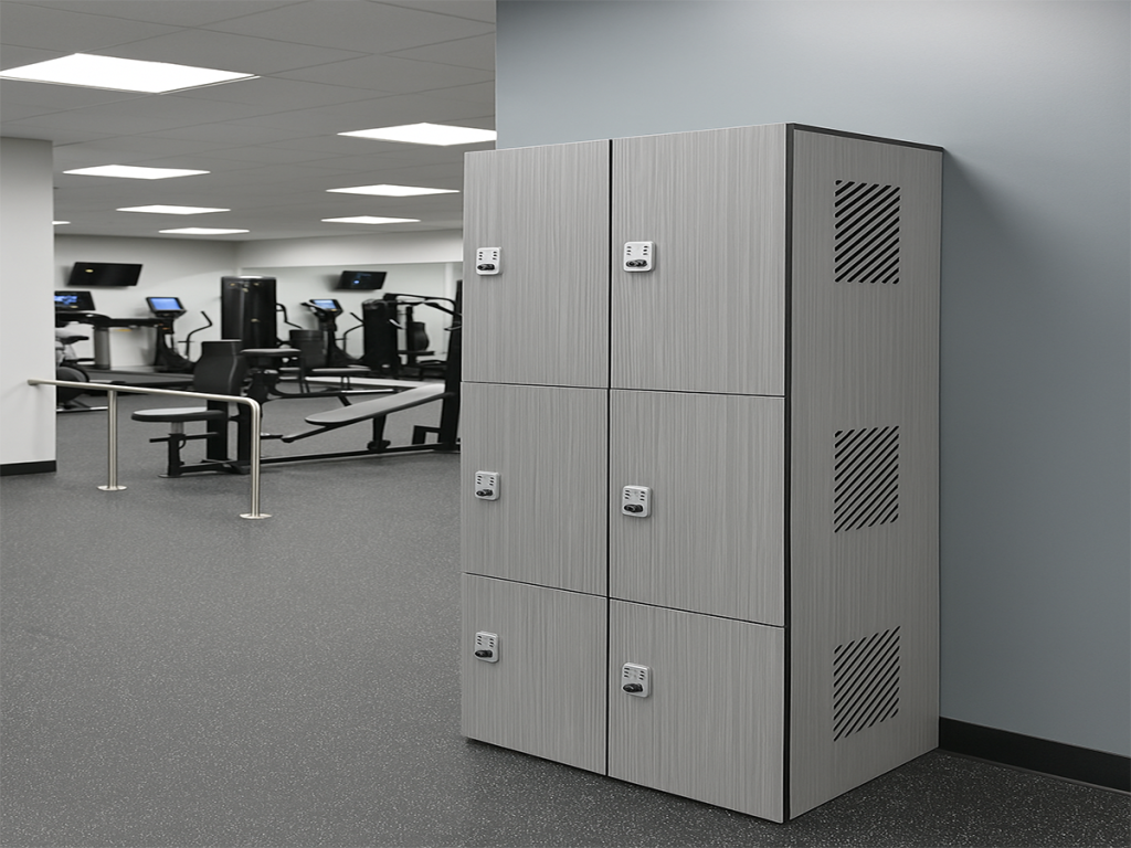 application of phenolic gym locker