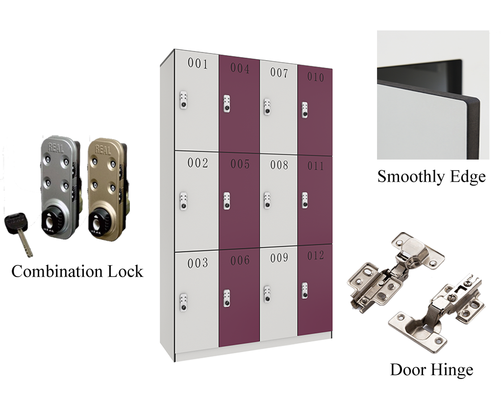 Different details show good qiality of phenolic locker.