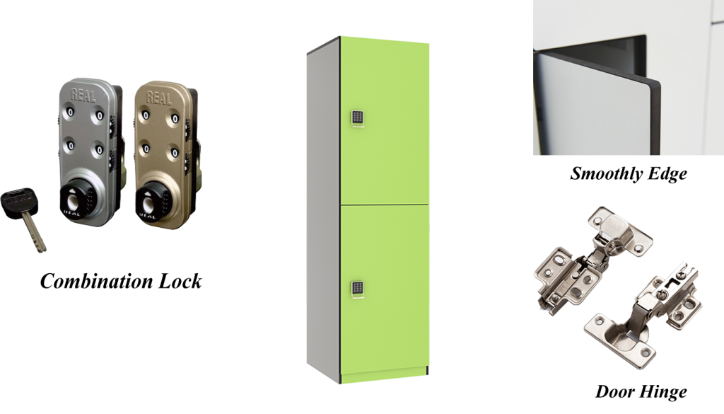 the details of solid phenolic locker