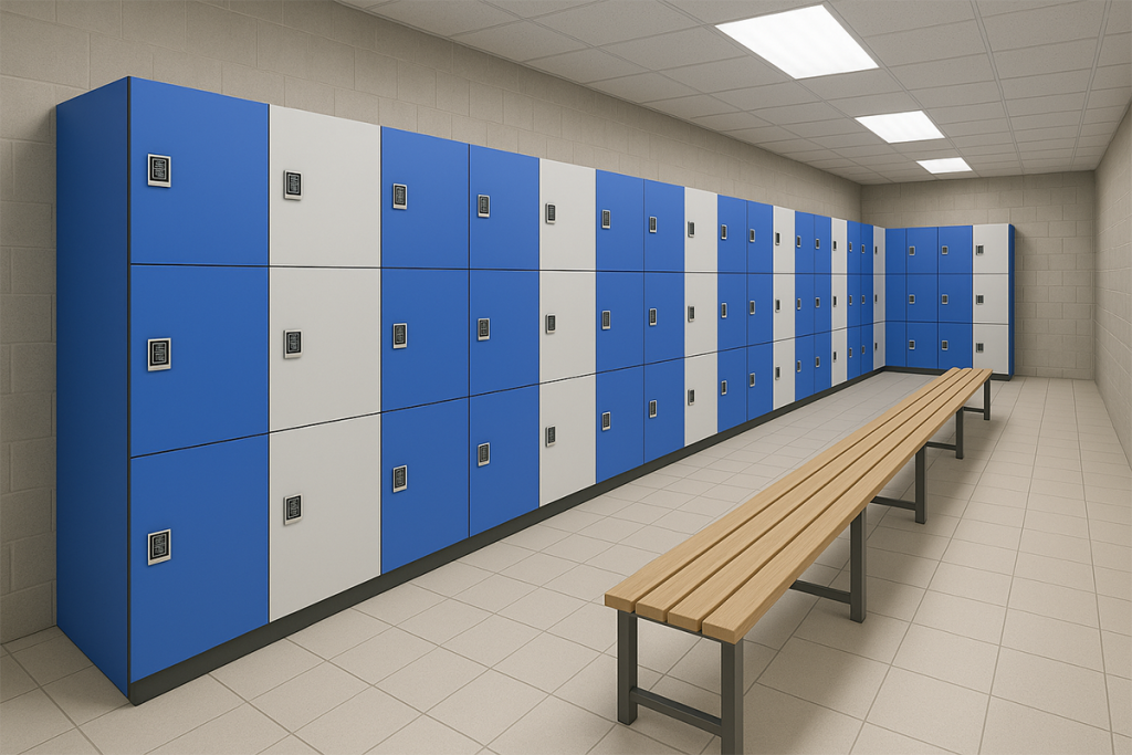 Application of phenolic pool locker