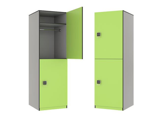 solid phenolic locker