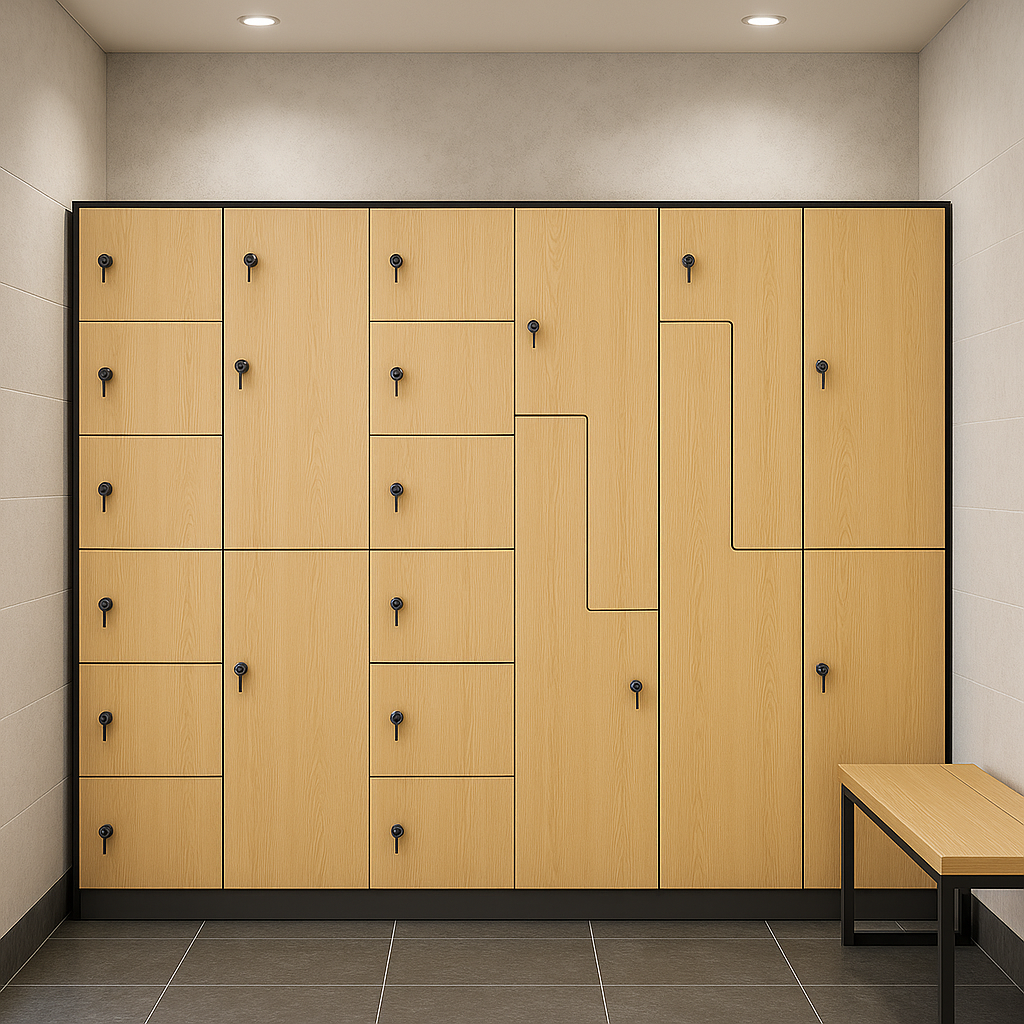 Phenolic Lockers for Healthcare Facilities