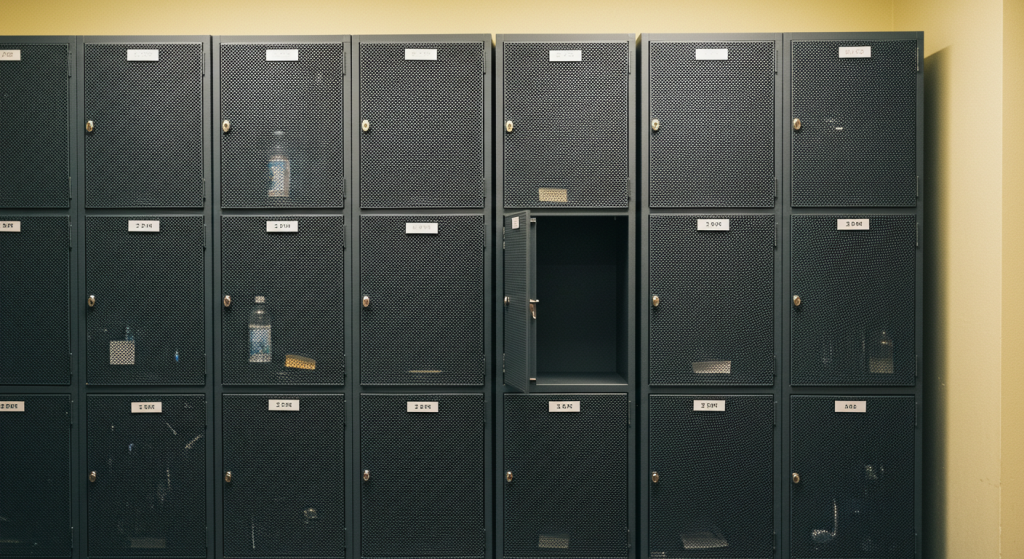hotel staff mesh lockers
