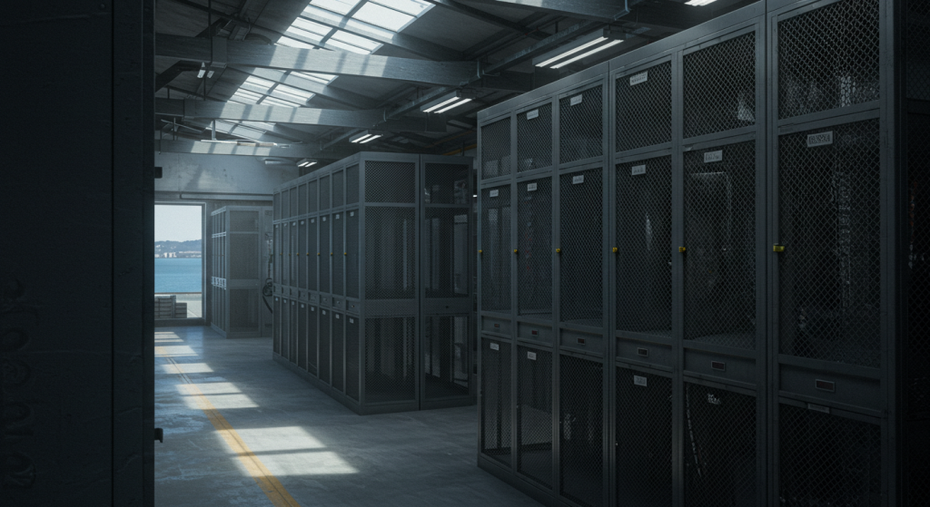 industrial mesh lockers Bay Area