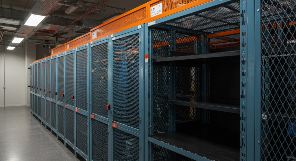 mesh storage lockers USA