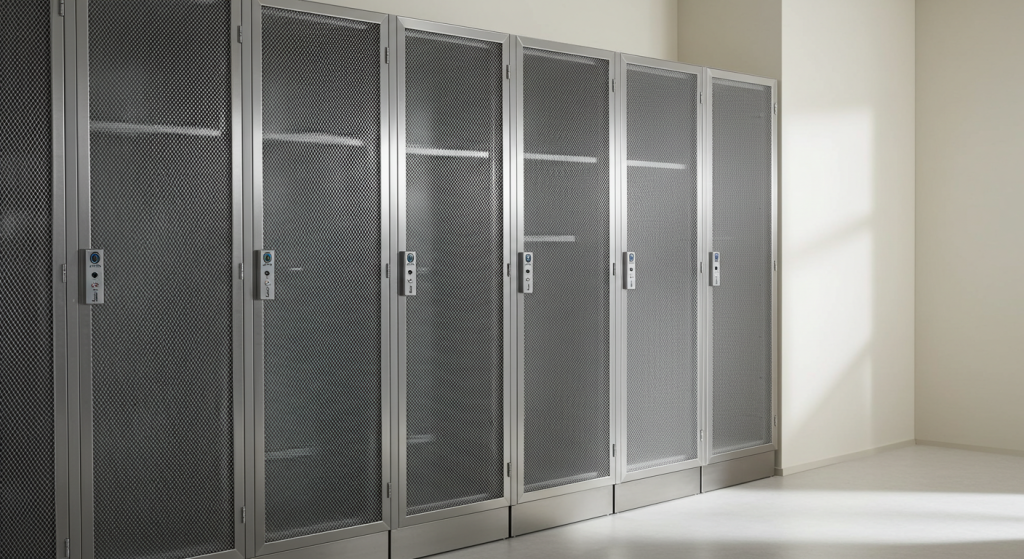 Stainless Steel Mesh Lockers for Medical – Hygienic Solutions - | Metal ...