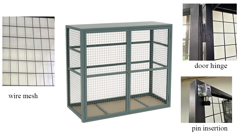 details of tenant storage mesh lockers