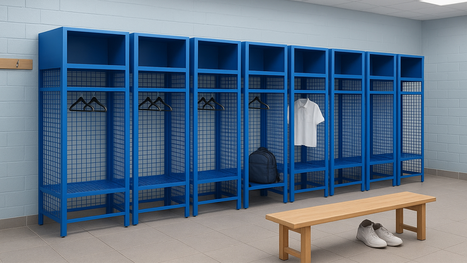 school mesh lockers