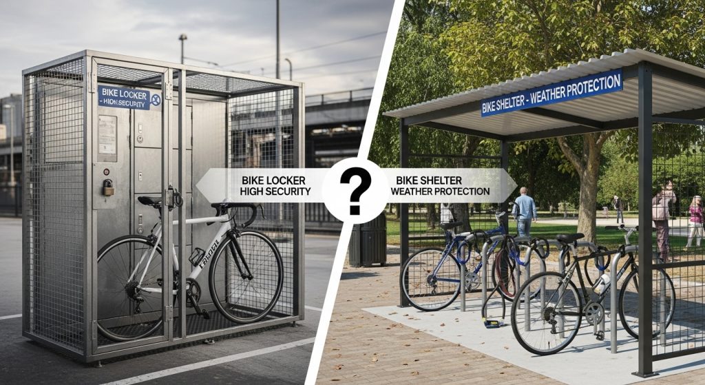 Bike Locker vs Bike Shelter Which Offers Better Protection