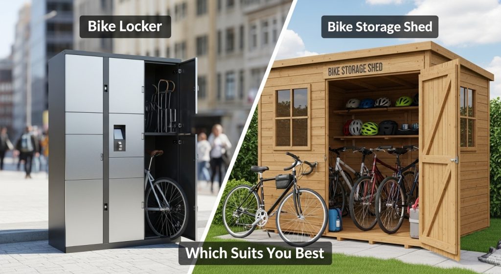 Bike Locker vs Bike Storage Shed Which Suits You Best