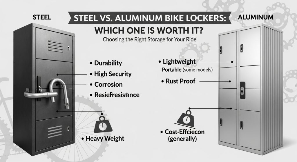Steel vs Aluminum Bike Lockers Which One is Worth It