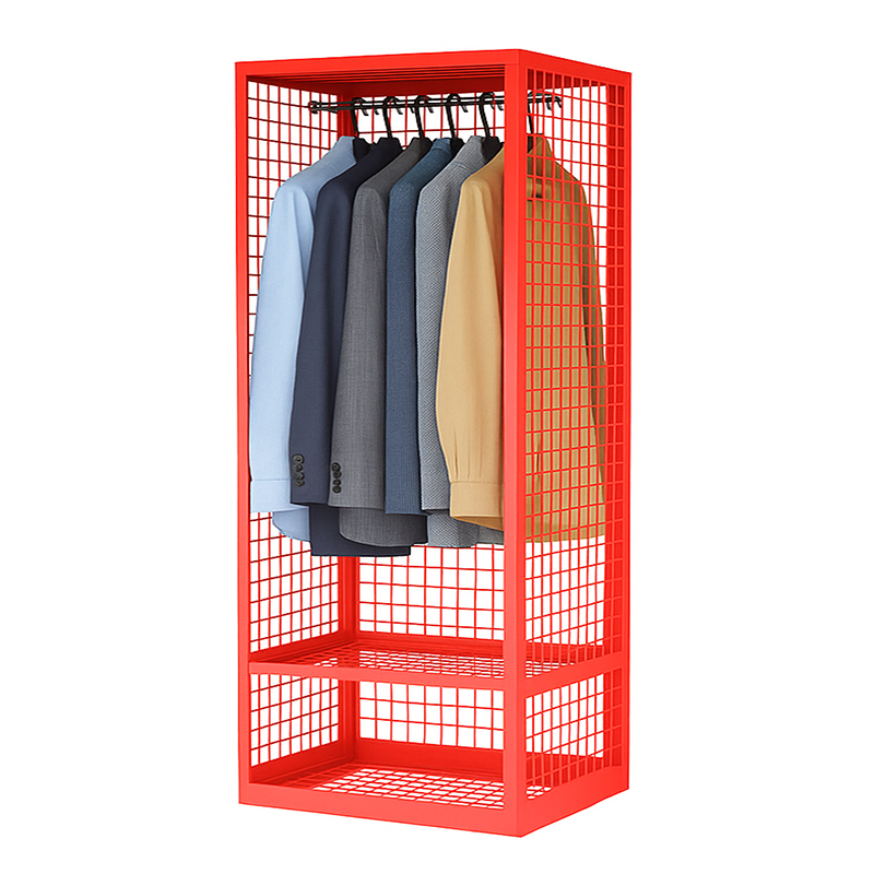 Gym mesh locker without door