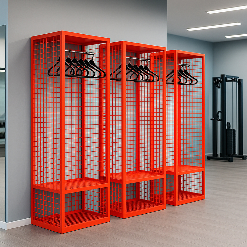 This gym mesh lockers are easy to maintain.