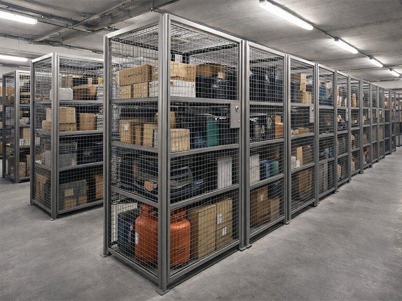industrial mesh lockers