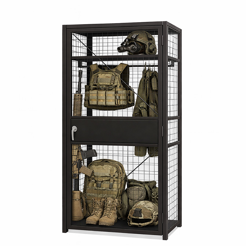 military gear mesh lockers