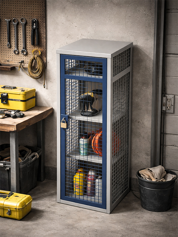 ventilated mesh lockers