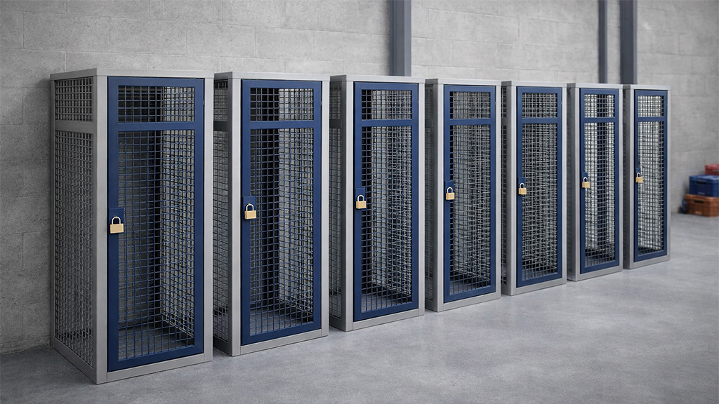 ventilated mesh lockers