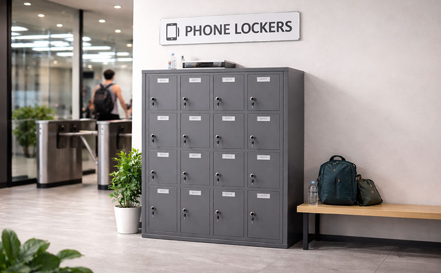 Secure Cell Phone Storage Locker
