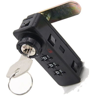 Mechanical combination lock for steel storage locker