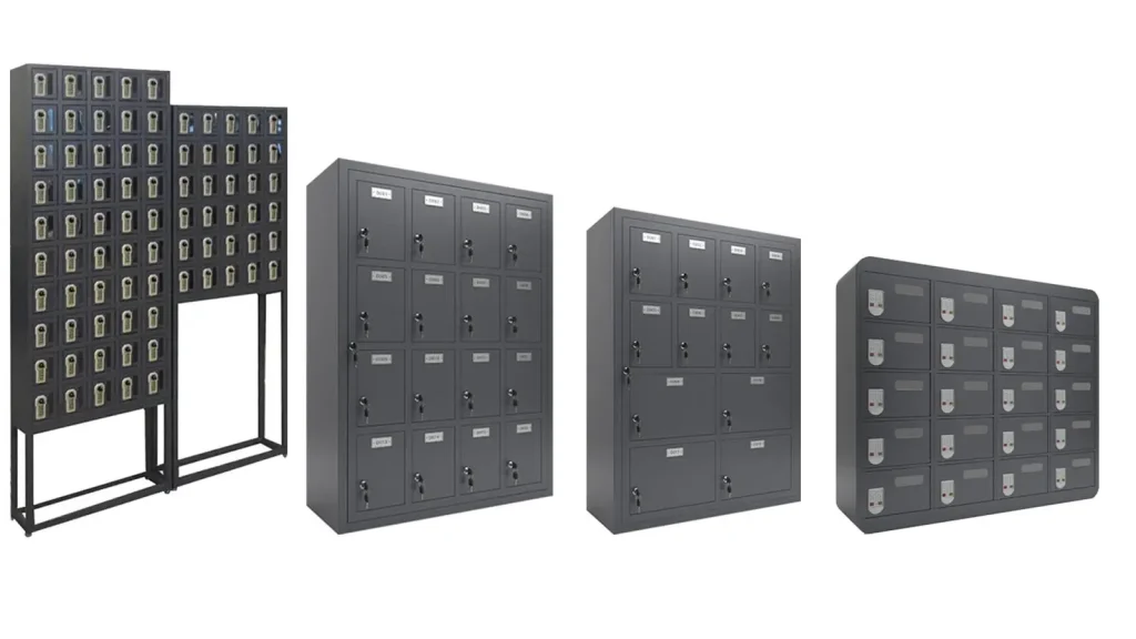 Cell phone lockers for storage mobile phone