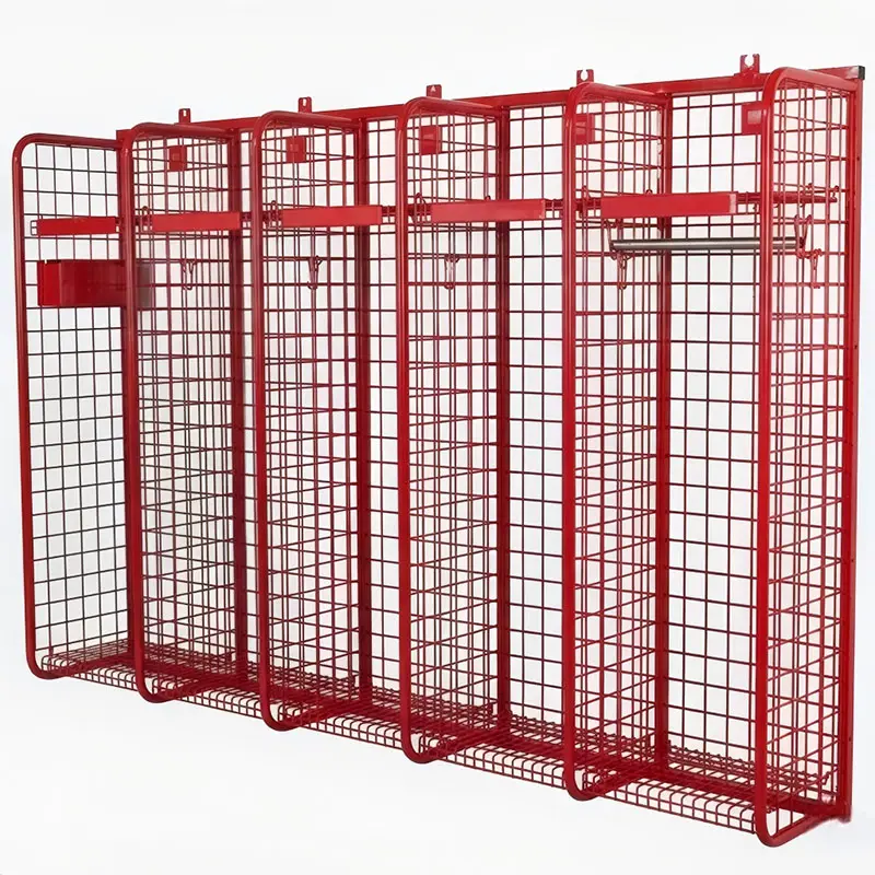 lockers with vertical multi-bay layout for team-based storage