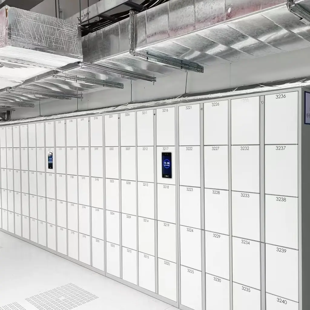 Smart Face Recognition Locker series in factory
