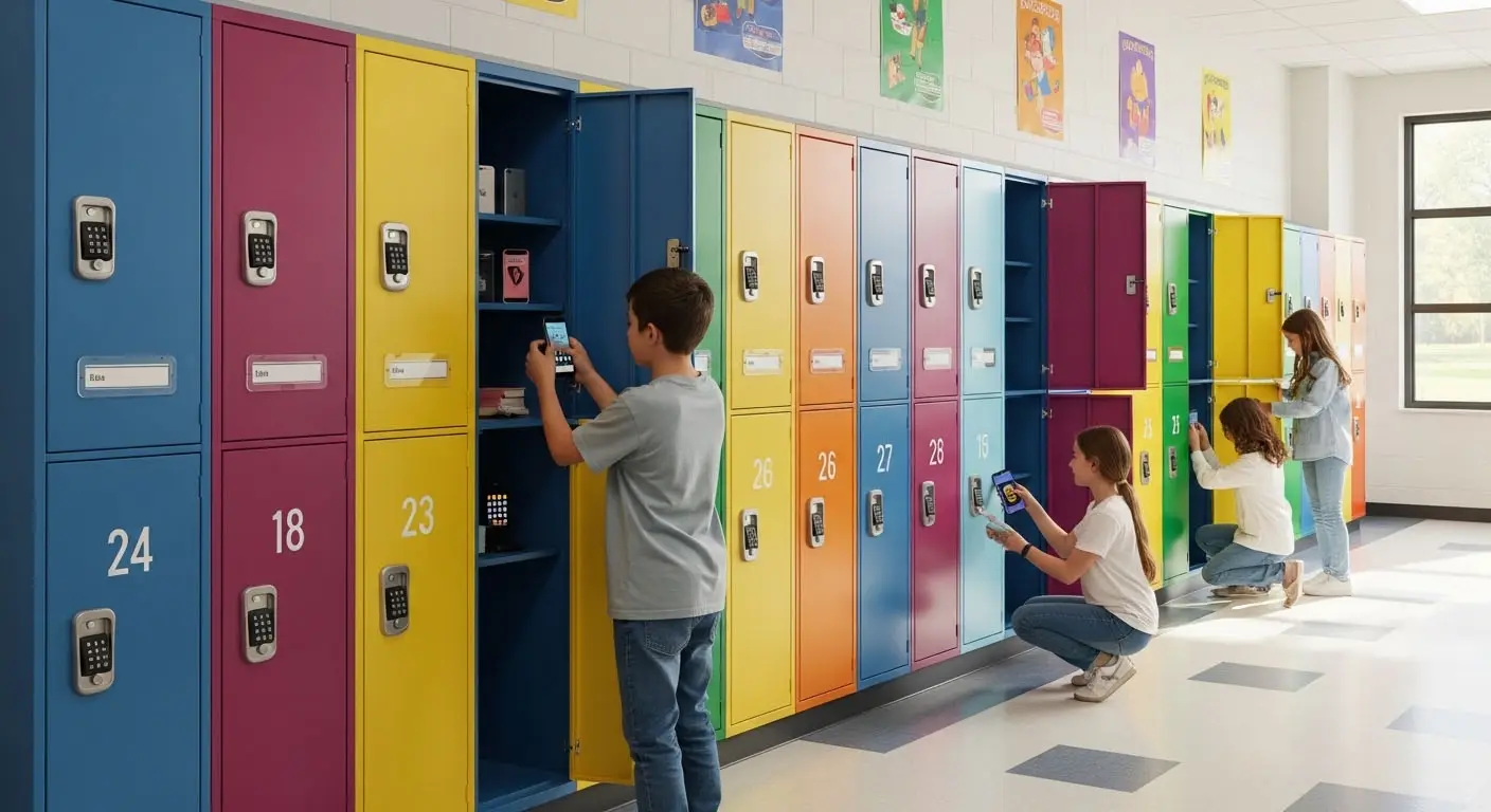 Cell Phone Lockers for Schools