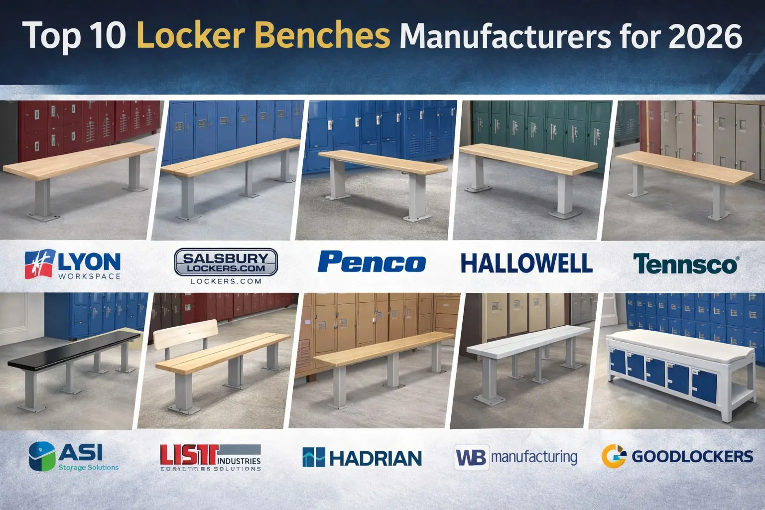 Top 10 Locker Benches Manufacturers